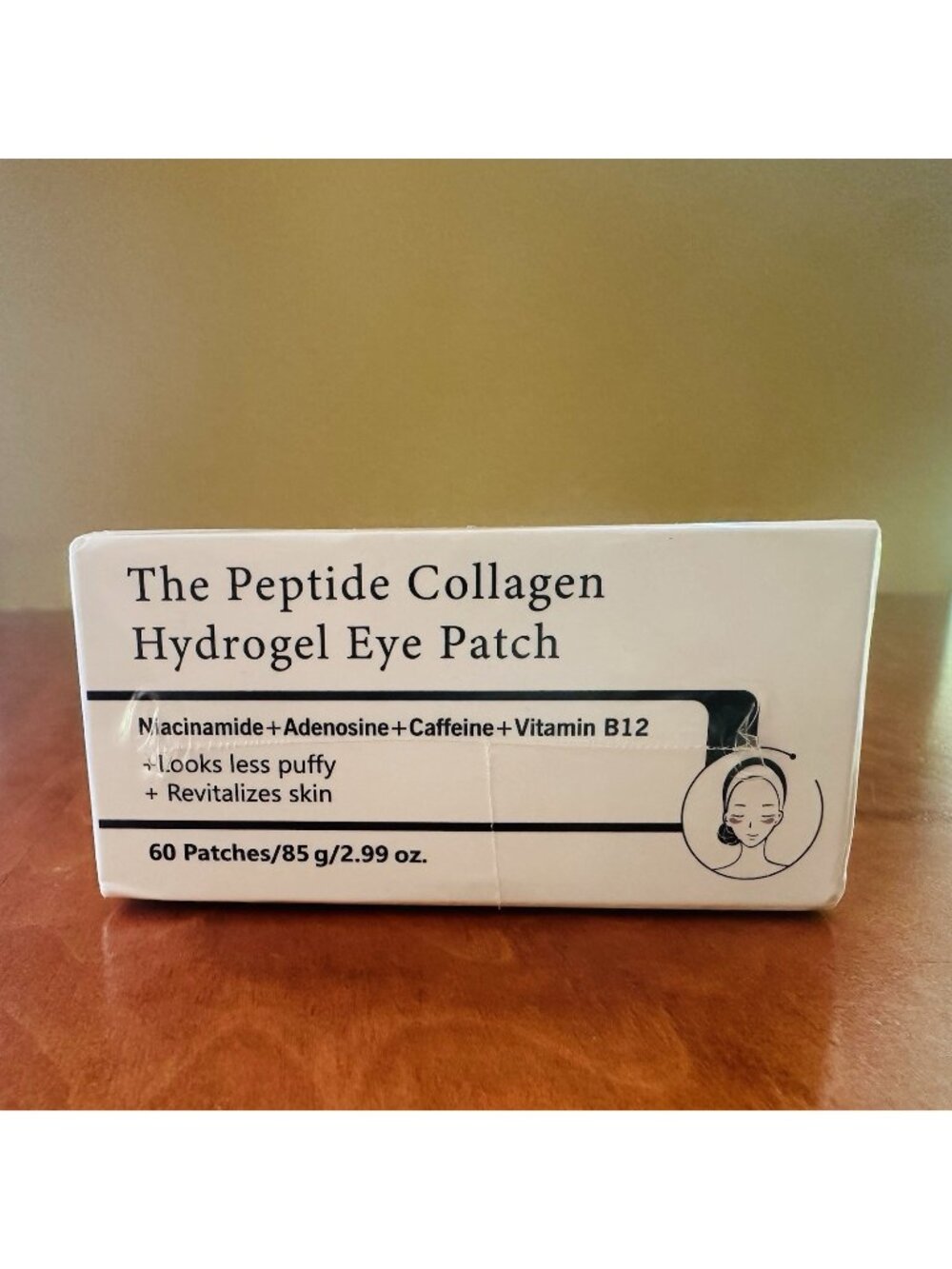 COSRX The Peptide Collagen Hydrogel Eye Patch 60 Count Sealed Box - NIB Exp 2028